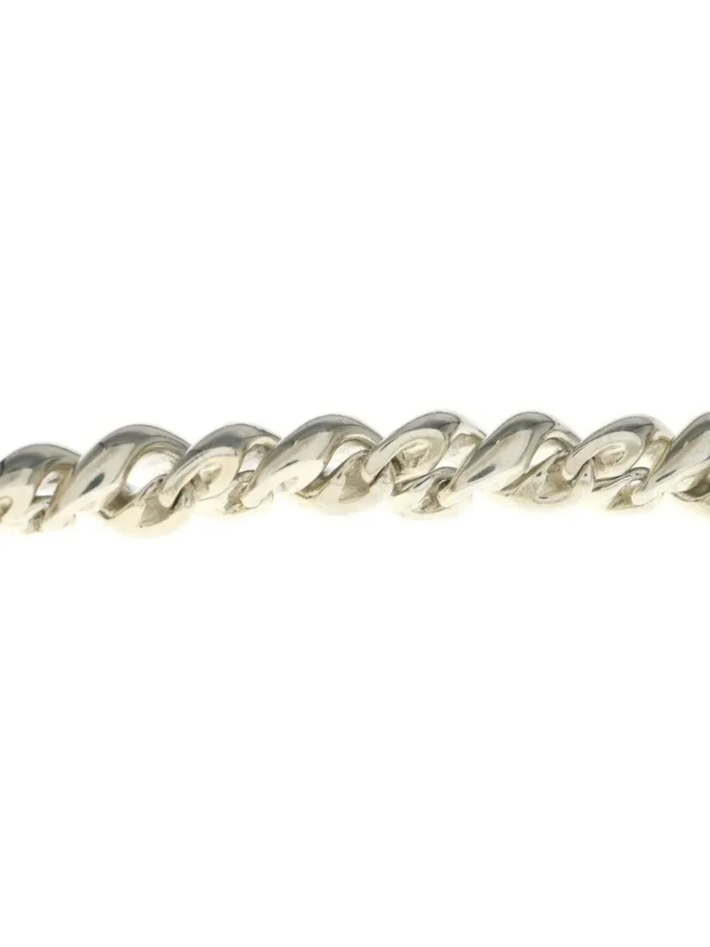 Hermes Torsade Bottleneck Necklace Silver